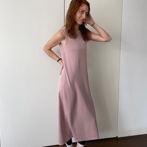 Club Monaco long and soft periwinkle summer dress